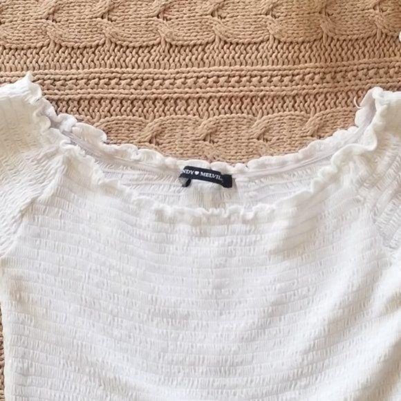 Brandy Melville Charlene Crop Top Small - Picture 3 of 9